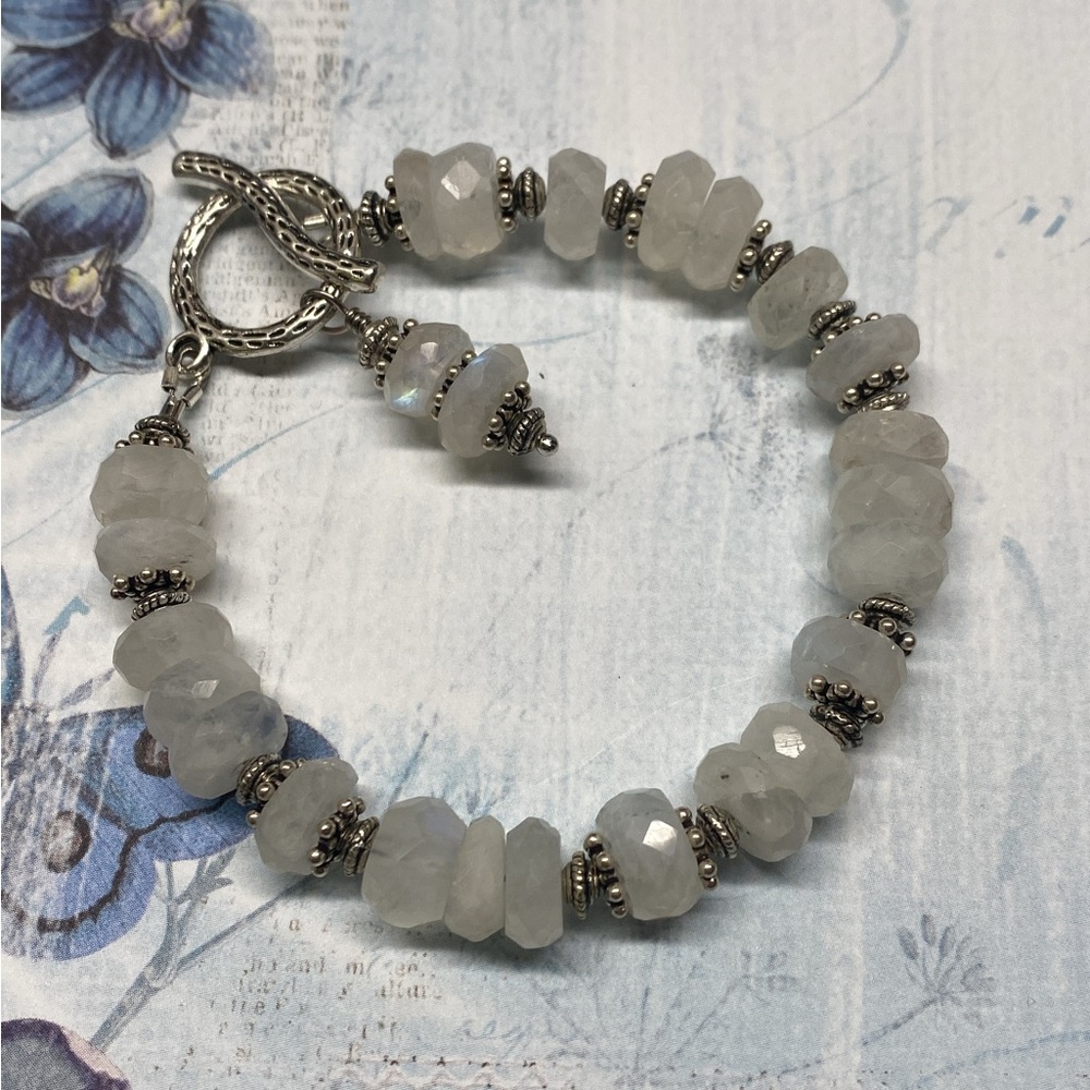 Rainbow Moonstone Bracelet